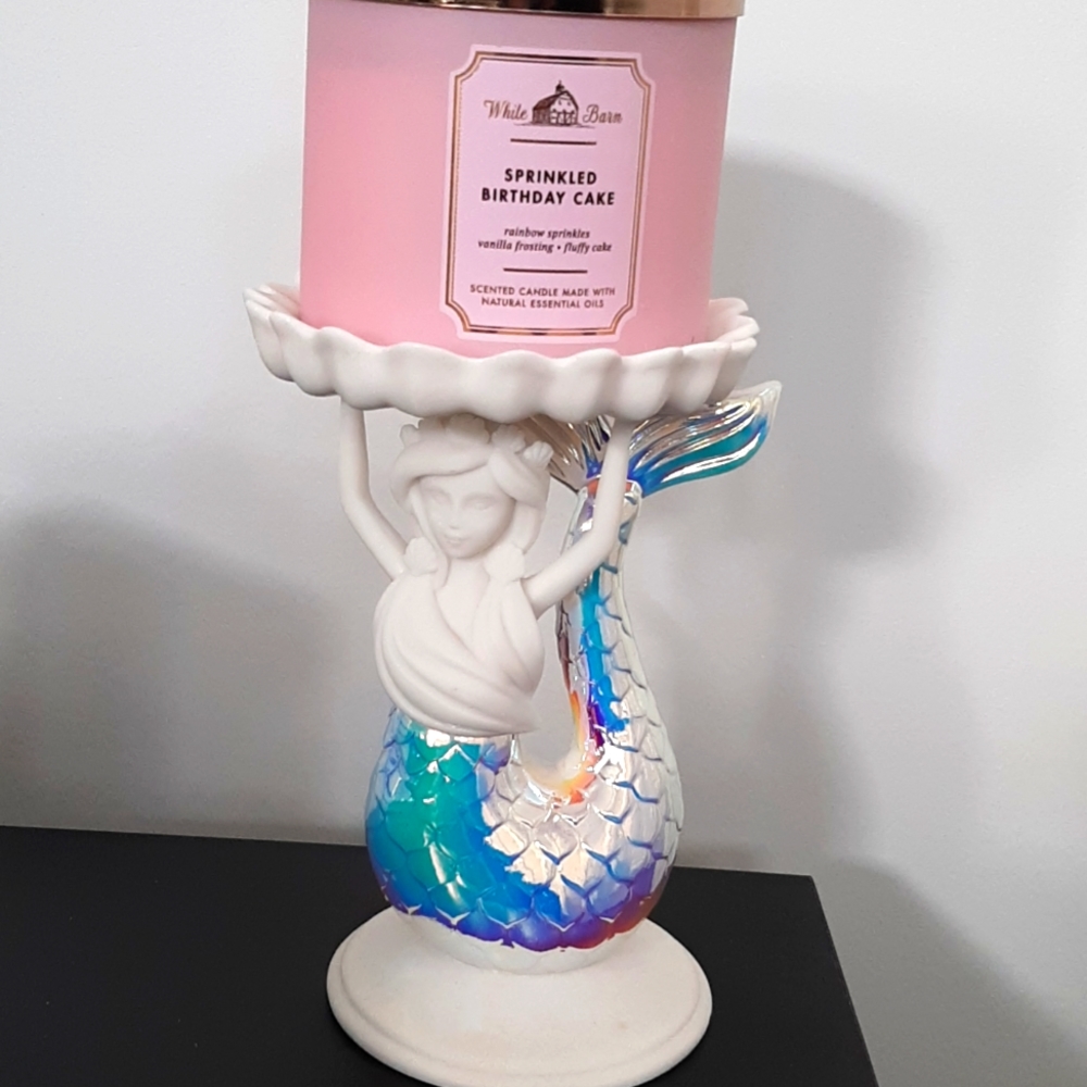 Mermaid candle holder